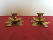 Stylowe Świeczniki 2 szt. Vintage Świecznik Antyk