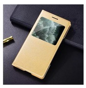 ETUI SAMSUNG GALAXY J7 2016 kolor ZŁOTY Z OKIENKIEM