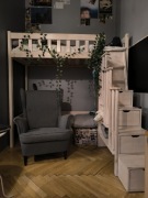 Łóżko z antresolą 