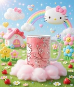 Hello Kitty prezent dla dziecka dla dziewczynki słodki uroczy kubek Ceramic