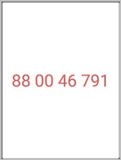 88 00 46 791 złoty numer t-mobile