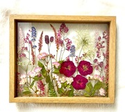 Obraz suszone kwiaty w ramce