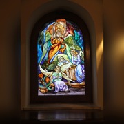 Witraż "Anioł Stróż"