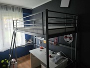 Łóżko antresola Ikea SVARTA plus materac 90/200 cm, nowe!
