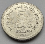 WIETNAM 5 Hao 1976 okołoMENNICZA