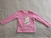 Różowa pluszowa bluza lama Primark 140