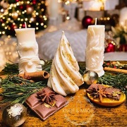 NATURALNA ŚWIECA SOJOWA CHOINKA ŚWIĄTECZNE ZAPACHY  SZYBKA WYSYŁKA!!!