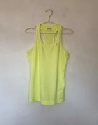 Żółta koszulka sportowa top na siłownię do biegania Adidas S 36 oryginalna