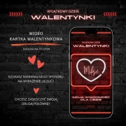 E-kartka WALENTYNKOWA - personalizowany filmik MP4 - wysyłka online