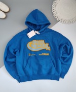 Bershka - Nowa męska bluza z kapturem nadrukiem rozmiar S 36