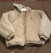 Kurtka zimowa 128 jasnooliwkowa 