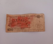 Banknot kolekcjonerski 100zł stare PRL 