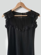 Miso czarna mini sukienka z koronką xs