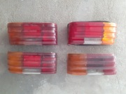 MERCEDES W114 / W115 SZKŁA REFLEKTORÓW PRZÓD, RAMKA + LAMPY TYŁ