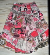 158^  letnia spódnica bawełna kwiaty 42/44