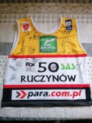 Plastron Skokowy z autografami zawodników PŚ
