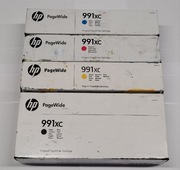 ORYGINAŁ TUSZE HP 991X CMY cyan magenta yellow PAGEWIDE zestaw 3 sztuki