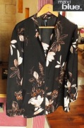 Maxi Blue lekka kurteczka wdzianko na suwak r.50