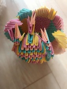 Origami  dzban ok.17x17 cm 