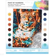 Duży Zestaw Do Malowania Po Numerach Obraz z Resting Leopard