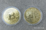 Bitcoin BTC kolekcjonerska moneta złota,NAJTANIEJ TUTAJ-tylko 3,99 PLN;-!!