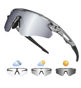 Victgoal – Fotochromowe okulary rowerowe z ramką na szkła korekcyjne, UV400