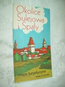 OKOLICE SULEJOWA I SPAŁY - MAPA TURYSTYCZNA - 1:125 000 - PRL