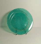 Talerz szklany, morski, zielony, Igloo, Ząbkowice