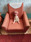 Fotel  z okresu PRL, model typu klubowego - 2 sztuki