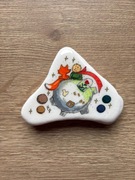 Mały książe, magnes na lodówkę, malowany kamień