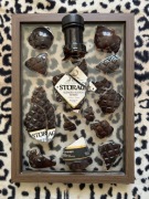 Broken bottle resin art rozbita butelka