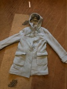 Bosmanka płaszcz Vintage Coquette Rare Błękitna Wełna 76% S M L