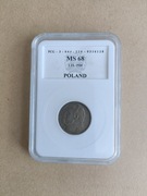 2 złote Piłsudski 1934 PCG MS-68 granding