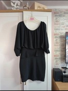 Czarna sukienka rozmiar S 36 wiskoza