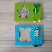 Ramki zwierzątka niebieska i zielona