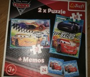 TREFL puzzle Samochody/Cars 40+38el. 4+