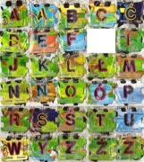 *_* Zestaw 29szt. Magnesy DANONKI-ALFABET ZWIERZA