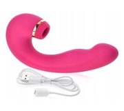 Wibrator pulsujący i ssący gadżet erotyczny 