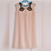 Nowa kremowa sukienka Romwe M S 36 38 prosta mini