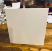 Baza do kartek 15 x 15 biała incada 300g 5 szt w kpl. 