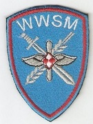 Naszywka WWSM Kutno na mundur wyjściowy.