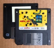Dyskietki MKS_VIR - mks_vir wer. 6.10 DOS + kopia.