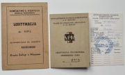 Legitymacja Brązowy Krzyż Zasługi z mieczami