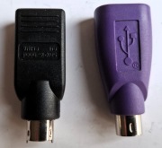 Adapter PS/2 do USB 2 sztuki