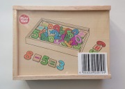 Playtive Drewniana układanka magnetyczna cyfry