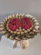 Bukiet jadalny bukiet na 80 urodziny prezent upominek jubileusz róże