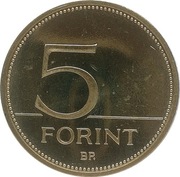 Węgry 5 forint 1993, KM#694