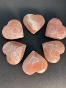 Walentynkowe serce - RÓŻOWY KALCYT: 139-169 g