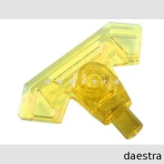 LEGO 22407 TOPÓR głowica z prętem broń trans żółty/Trans-Yellow 