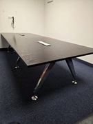 Duży Stół Konferencyjny Sedus Invitation 320x120 cm | Chrom Wenge | 